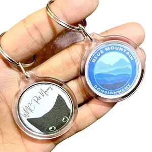 Digital business card/ keychains custom with your logo for personalization and representation of your brand.