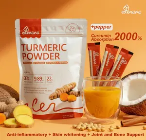 Edenara Turmeric & Cinnamon Drink With Black Pepper Increases Curcumin Absorption Rate By 2000%,Providing Powerful Anti-Inflammatory Benefits, Supporting Bone Health, Brightening & Illuminating Skin.