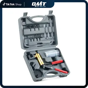 Orion Motor Tech Brake Bleeder Kit with Hand Vacuum Pump and Adapters, Brake Bleeding Kit for Brake Fluid Power Steering Fluid More, Vacuum Brake Bleeder Pump with Pressure Gauge Gray/Black/Blue, Car Diagnostic Tools, Limited Time Deal #SummerVibes