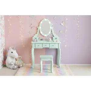 Macaroon Green Sweetheart Vanity