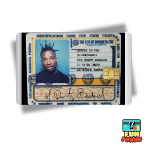 ODB Food Stamp Credit Card Skin - Vinyl Sticker for debit cards, Waterproof, Glossy or Holographic - Odb Wu Tang funny card sticker credit card