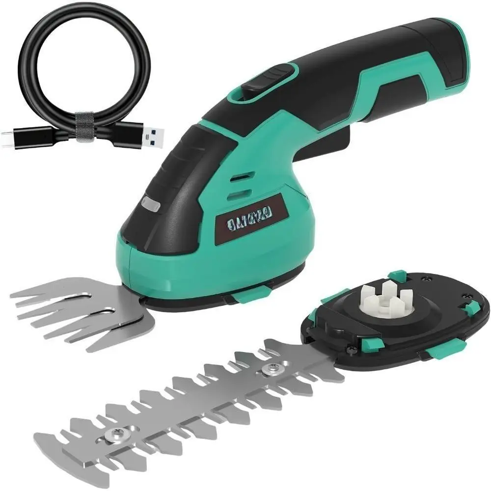 Handheld Electric Grass Trimmer Hedge Shears/Grass Cutter Rechargeable Battery Cable Included Cordless Grass Shear & Shrubbery Trimmer