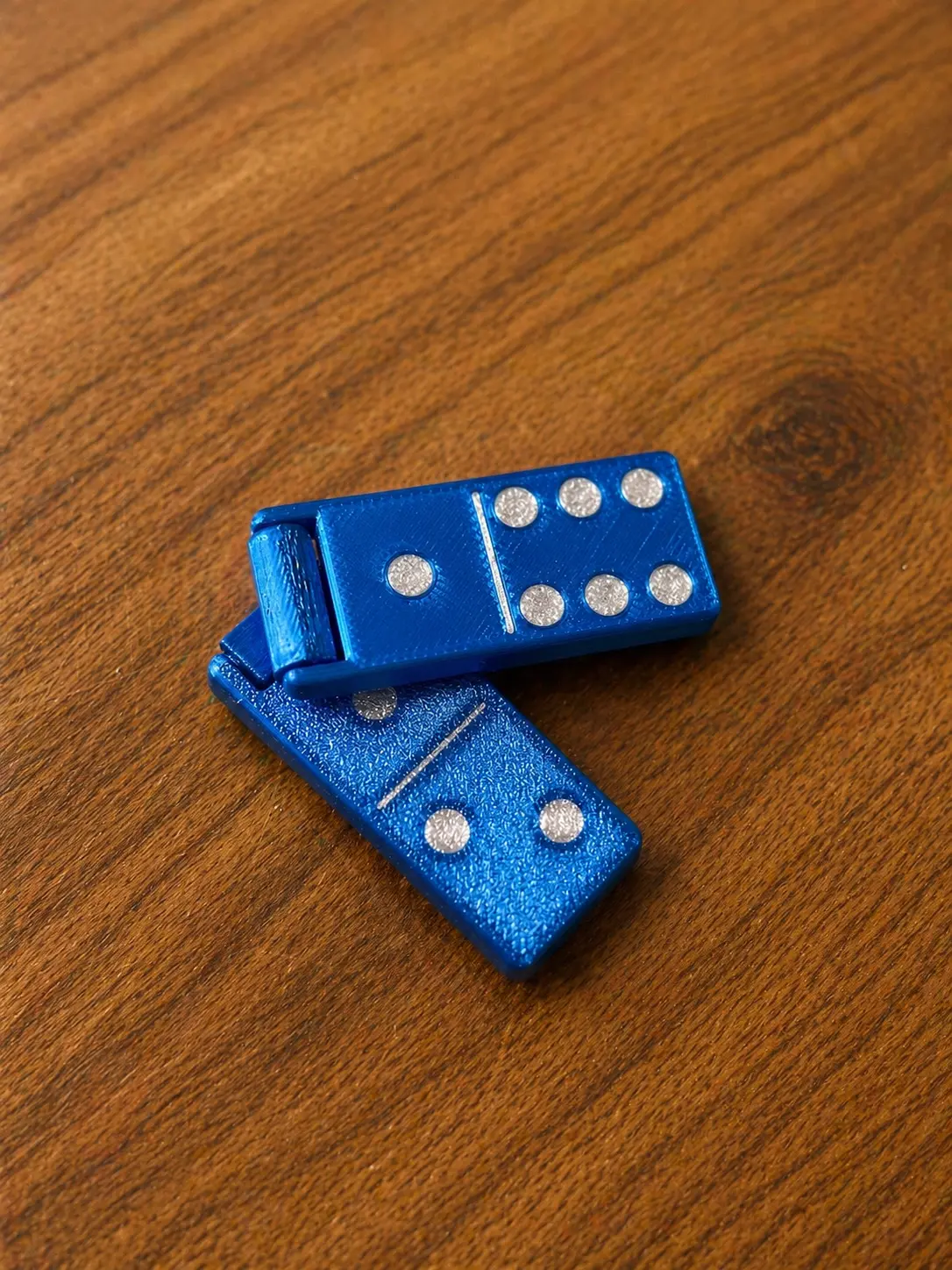 Mini Folding Domino Fidget Toy – 3D Printed Sensory Desk Toy, Stress Relief Tool