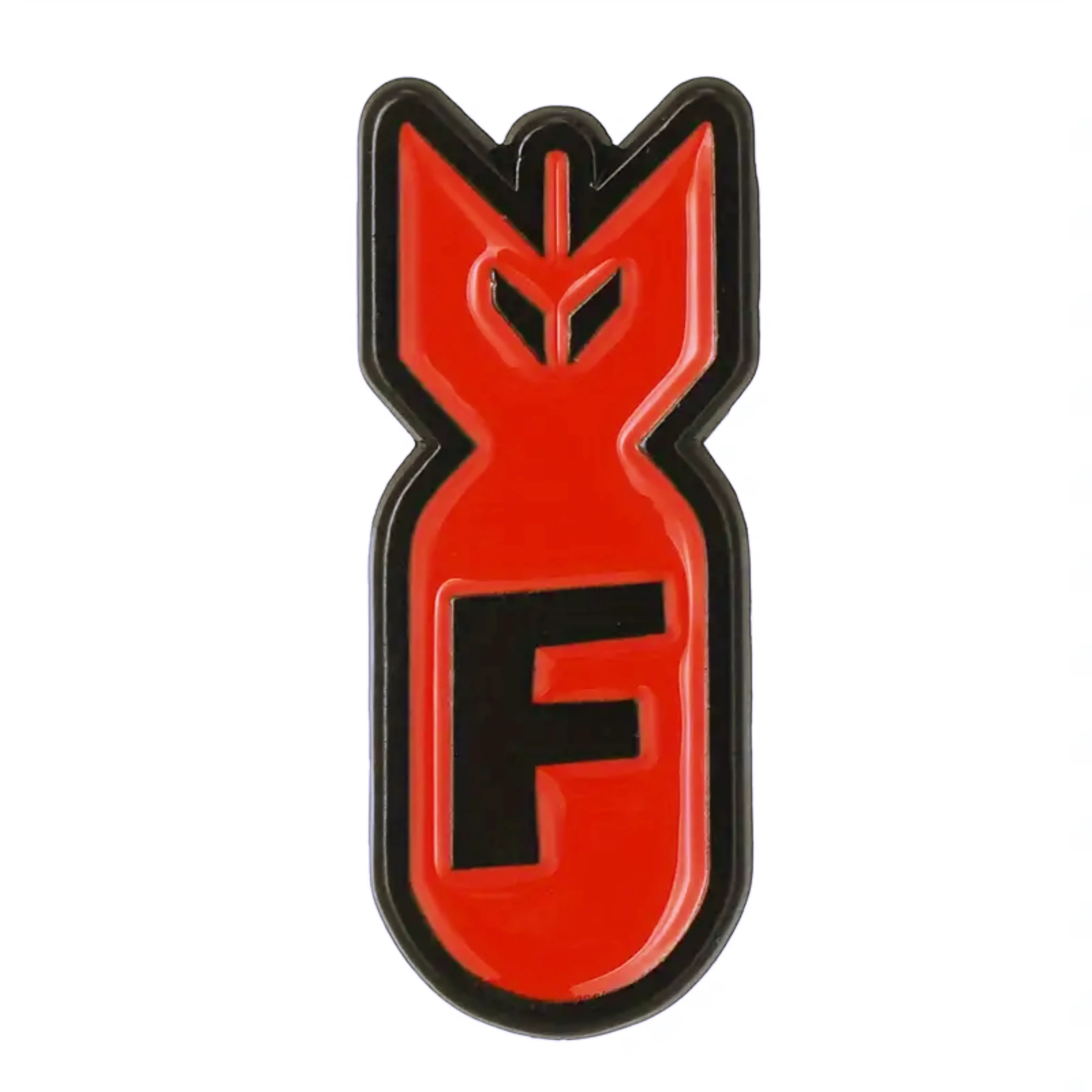 F BOMB LAPEL - Durable  Alloy Enamel Lapel Pins for Fashion Accessories