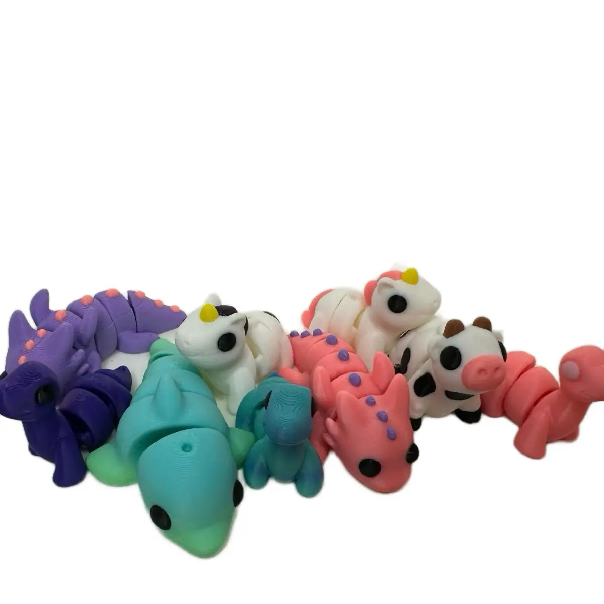 THICCLETS - Mini Jiggly Critters perfect for keychains or desk knick knacks