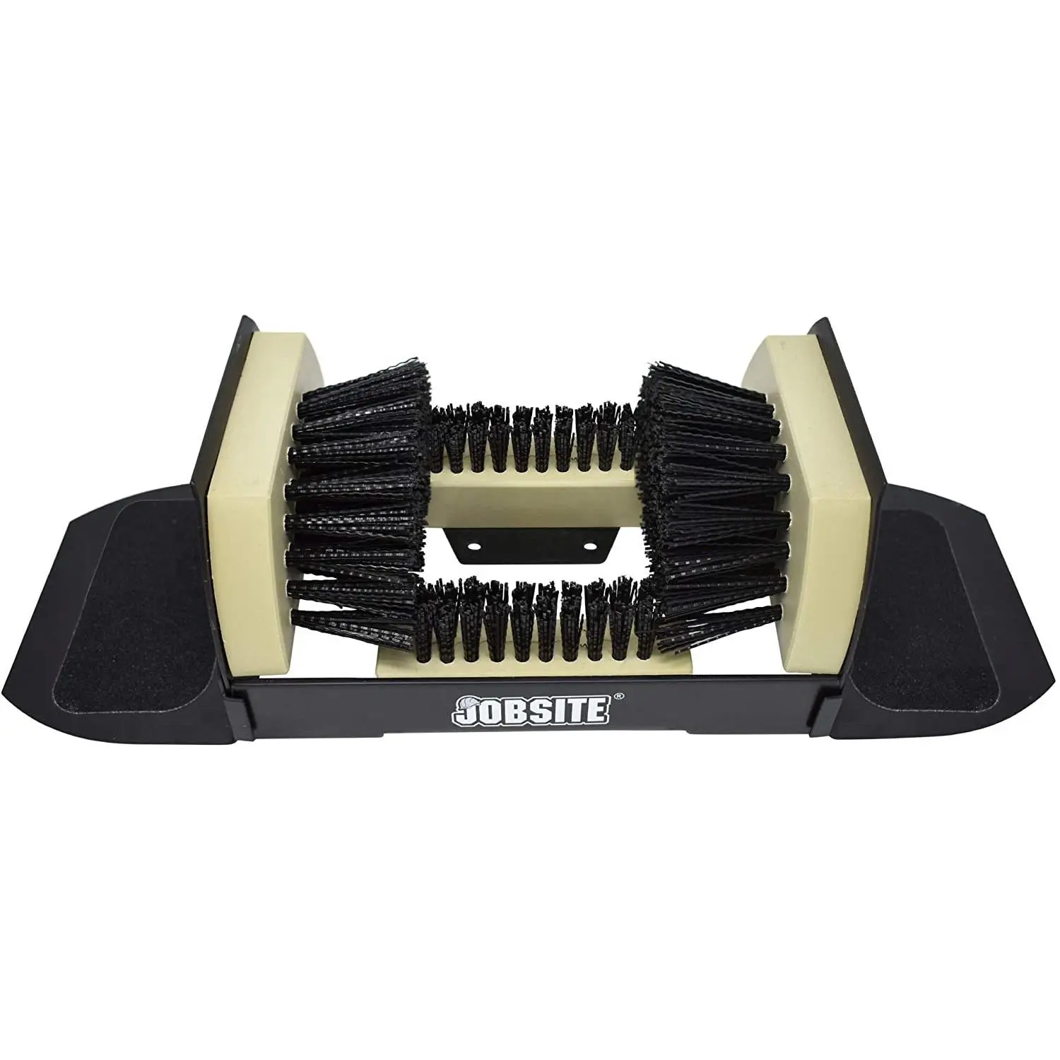 JobSite Extra Wide Boot Scrubber – No Mounting Required – All Weather Shoe Scraper Brush
