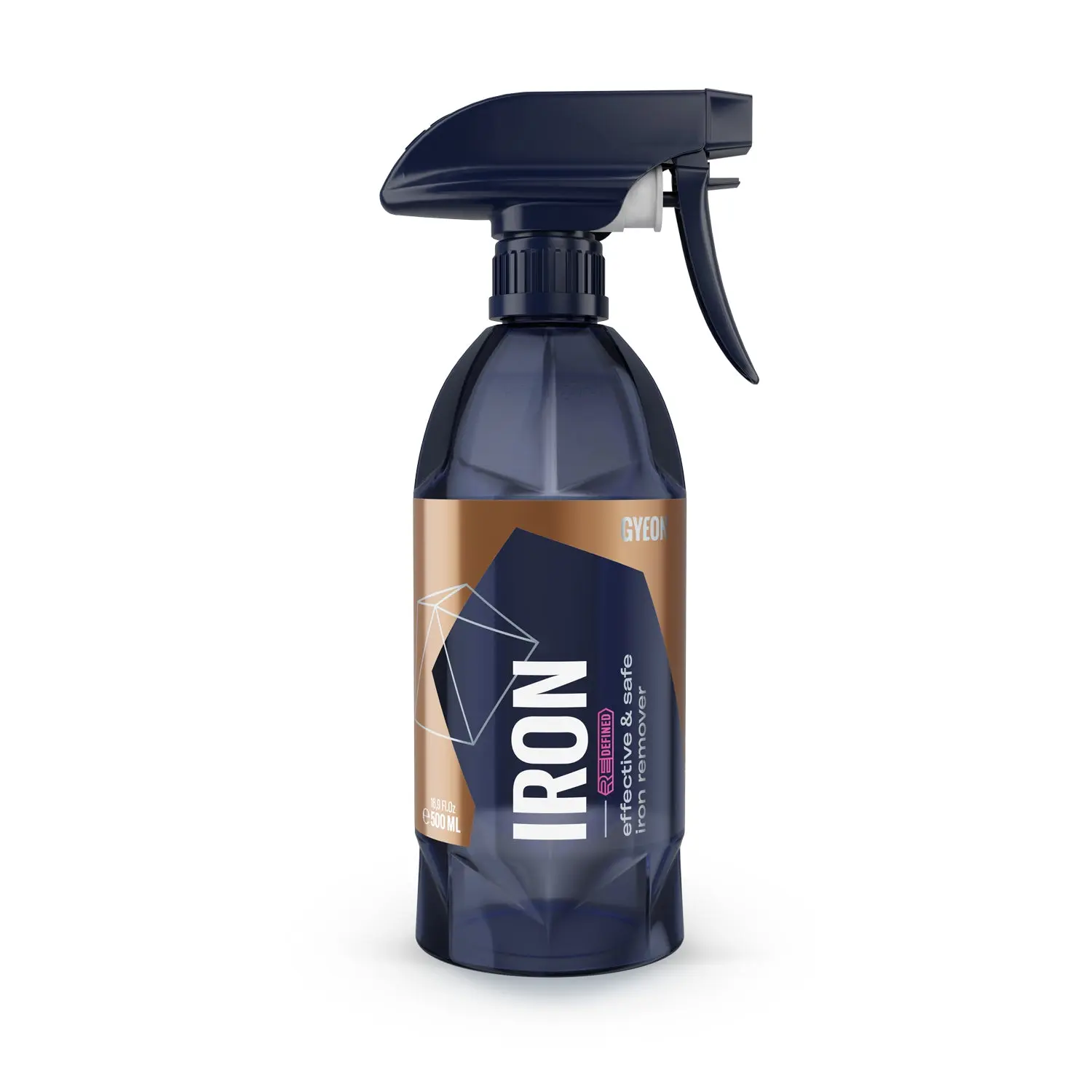 GYEON Iron Redefined Car Iron Remover, Car Cleaning Supplies - Brake Dust & Fallout Cleaner for Paint, Wheels, Car Care Cleaner, Spray Bottle