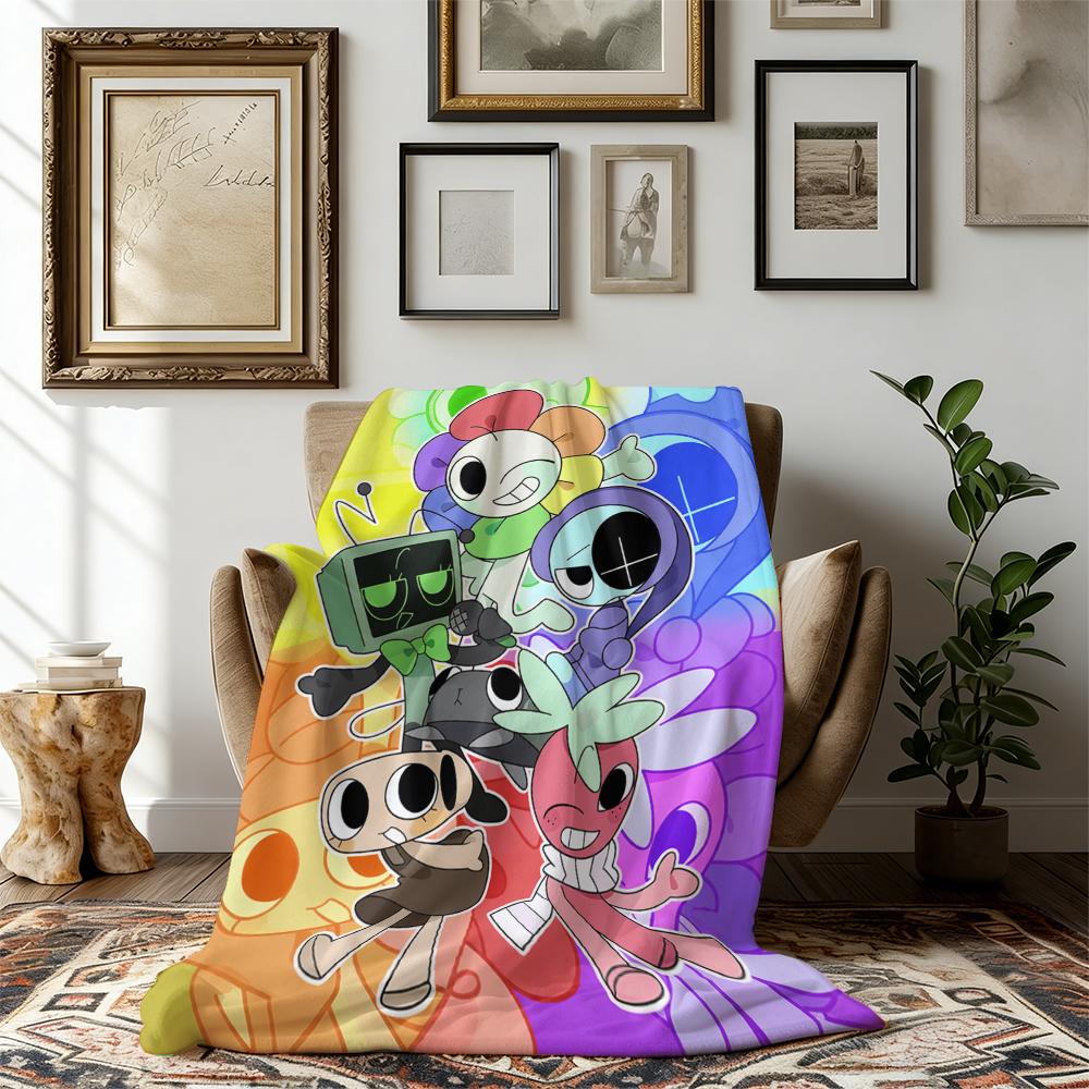 Soft Funny Throw Blanket Dandy's World Blanket Flannel Funny Warm Throw Blankets for Boys Girls Birthday Gift Sofa Bed Home Summer Suitable for all four seasons A gift suitable for fans, friends and children