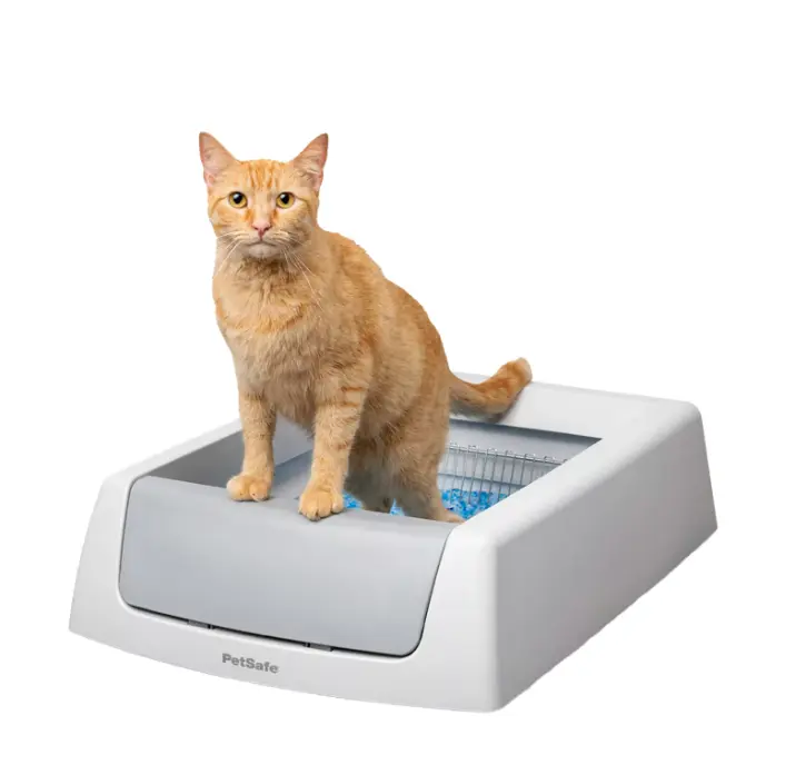 PetSafe ScoopFree Crystal Classic Self-Cleaning Litter Box - Includes 1 Disposable Litter Tray