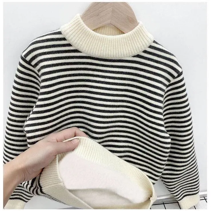 Cute Toddler Striped Sweater - Stylish & Cozy for Little Ones