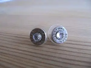 Bullet Earrings- 9mm