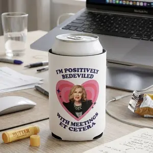 Moira Rose I'm Positively Bedeviled Can Cooler Regular And Slim Size, Schitt's Creek Merch, Schitt's Creek Can Cooler For Fans