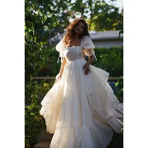 The Ivory Silk Organdy Fanfiction Bridal Gown