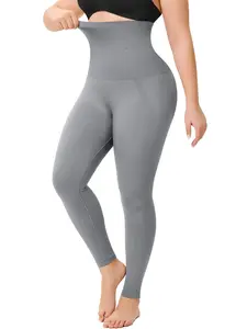 Women's High-Waisted Control Panties, Shapewear, Elastic Fabric, Anti-Curling, Suitable for All Seasons, Casual Style, Comfortable Fit