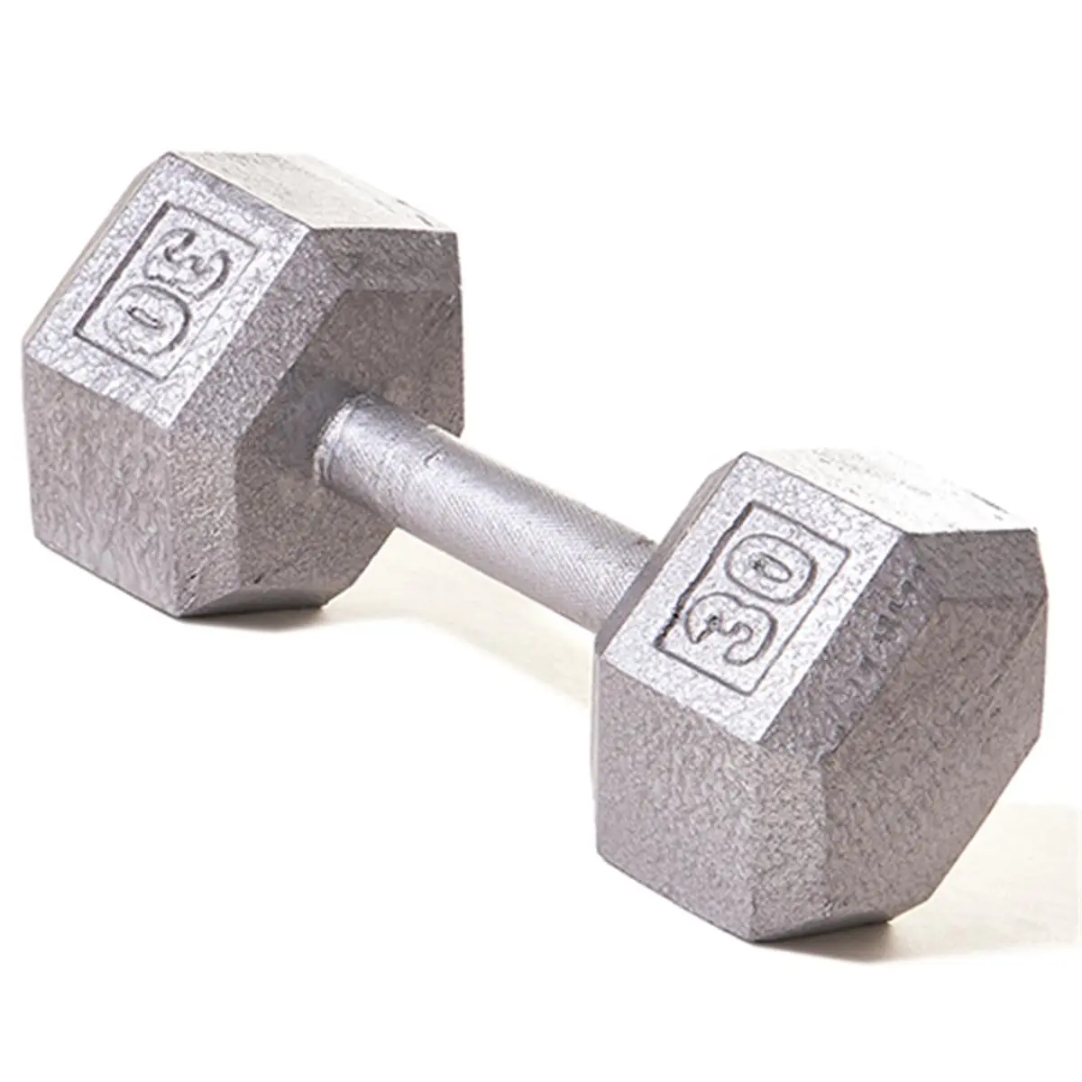 Champion Barbell Hex Dumbbell with Straight Handle, 30 lbs