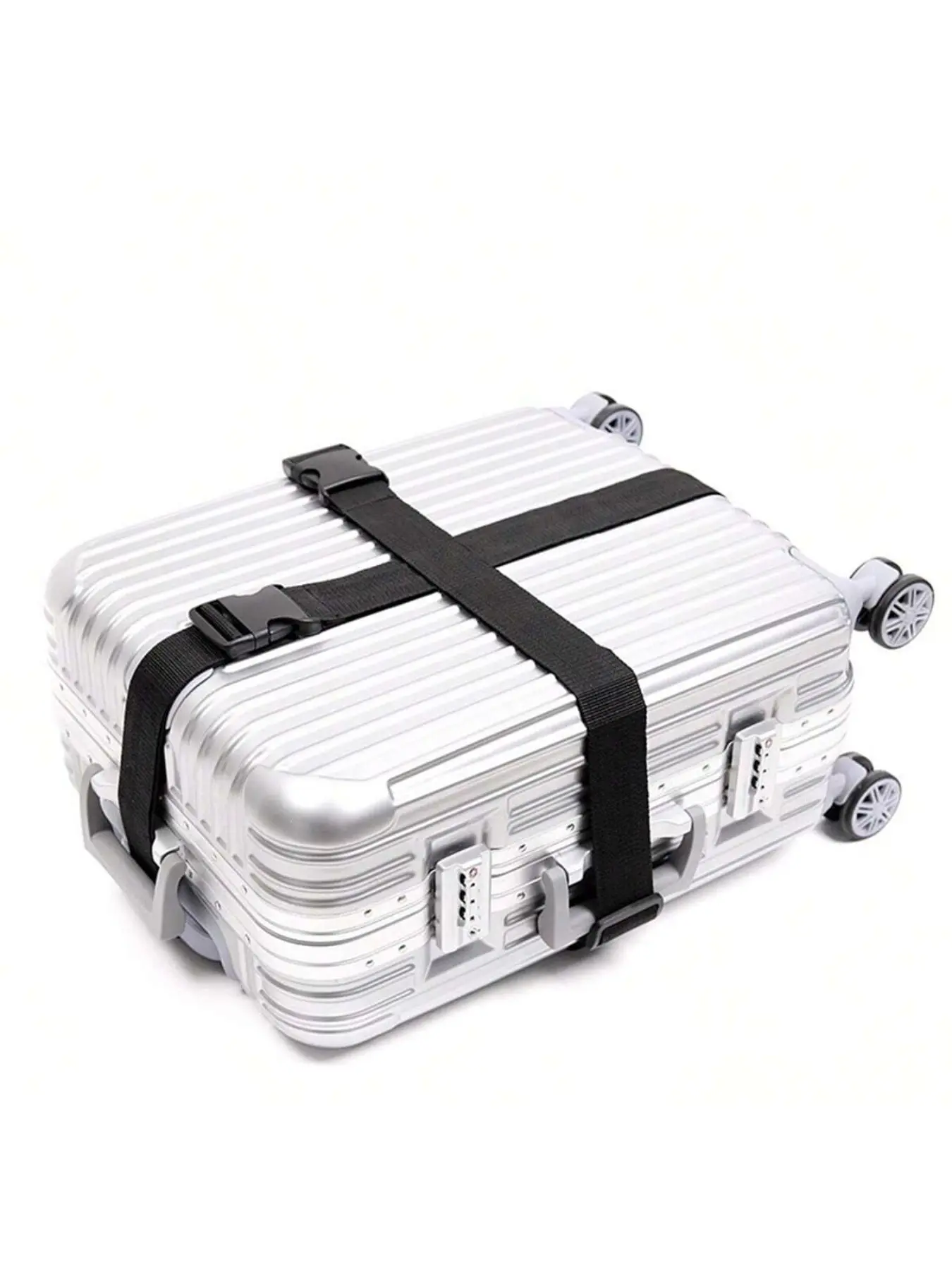 Adjustable Luggage Strap with Release Buckle, Colorful Travel Strap for Suitcases, Portable and Convenient, Essential Travel Accessory