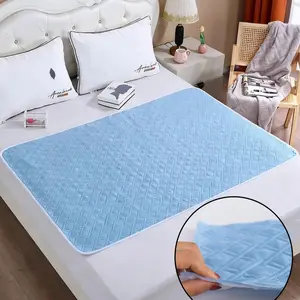 Reusable Waterproof Incontinence Pad, Large Size Soft Durable Mattress Protector, Washable Absorbent Matress Pads for Menstrual Care, Seniors, Pets, Daily