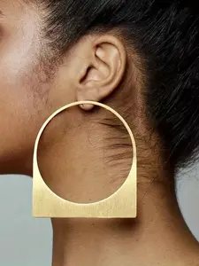 Geometric Design Women's Earrings, Ear Hoop, Casual Alloy Ear Jewelry, Plain Style, All Seasons, Perfect for Daily Wear and Gift, Minimalist Earrings