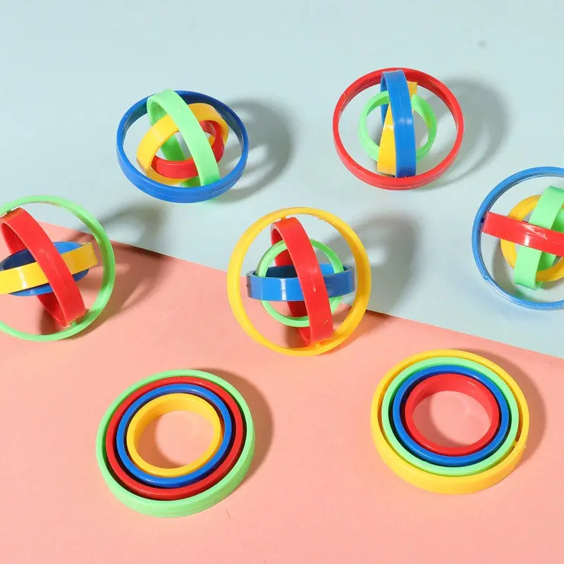 Universal gyroscope ring, office decompression toy, radish ring, gift activity, small toy, internet celebrity, stall, popular item, small commodity