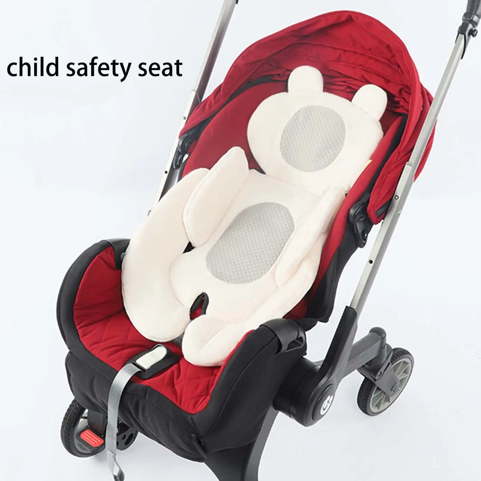 Baby Stroller Seat Cushion Seat Mattress Pad Universal for Carriage,Bassinet Pram