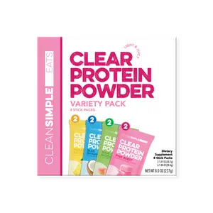 Clear Protein Powder: Variety Pack (8 Single Serving Packs)