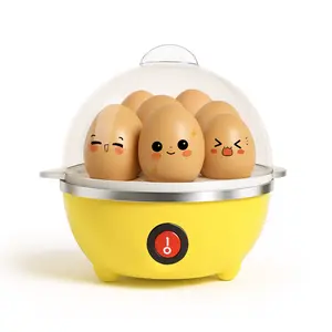 Pickie Hub Easy Egg Cooker,Shut-Off Egg Boiler, Egg Steamer,Egg Boiler,Cookers With Automatic Shut Off,7 Eggs Capacity Lazy Egg Boiler,Multifunction Heated Milk,Heated Food