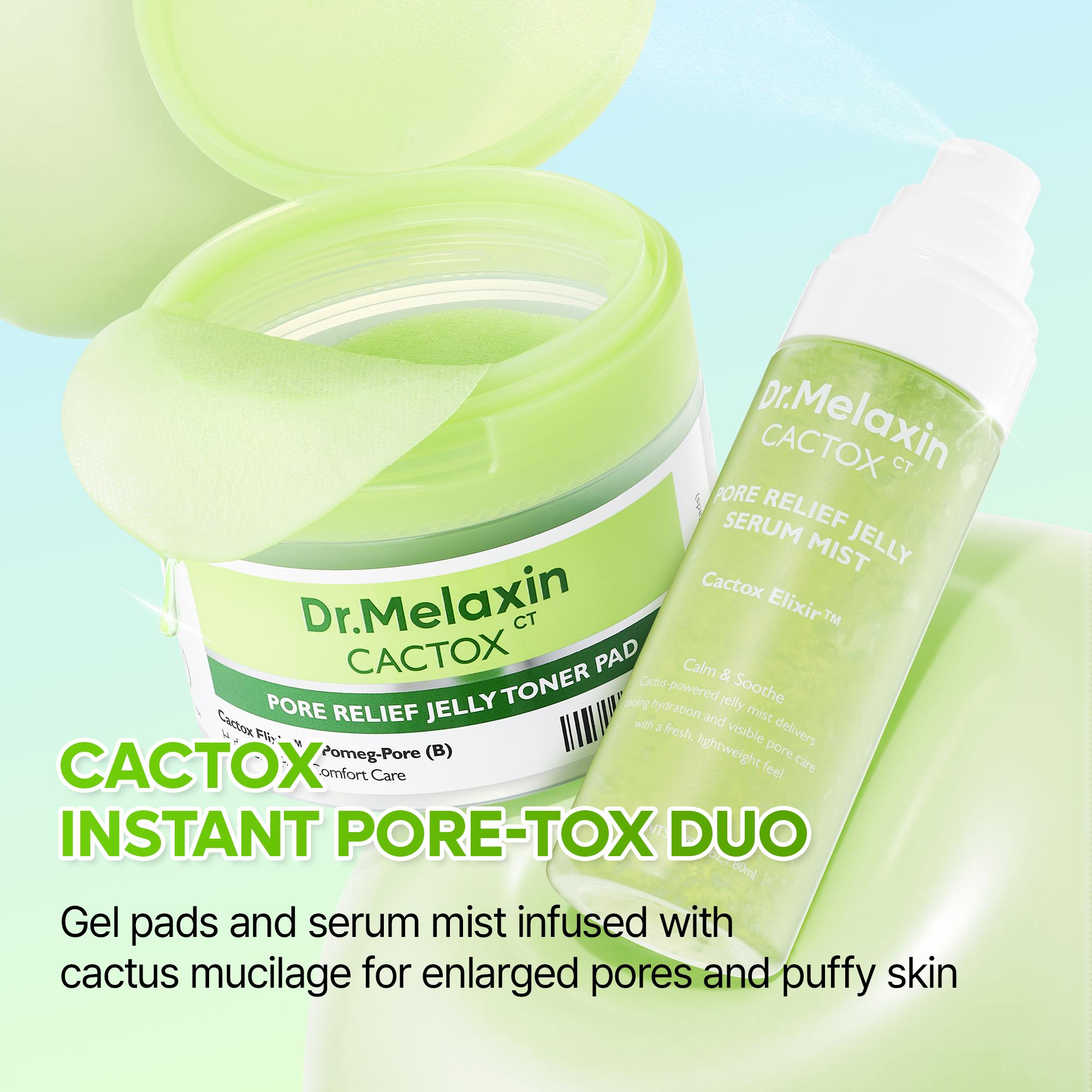 [Dr.Melaxin Live Exclusive Bundle] CACTOX Total Reset: Pore Detox & Firming Bundle CACTOX LINEUP+CEMENRETE LINEUP BUNDLE
