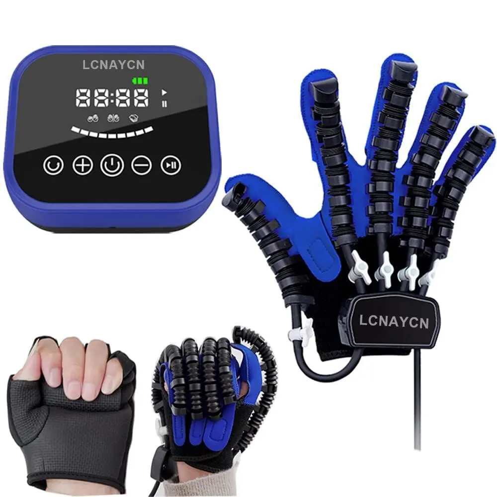 Rehabilitation Robot Gloves, Robot Rehabilitation Gloves, hand rehabilitation equipment, Stroke hemiplegia glove, Finger Mobility Restoration, Finger Rehabilitation Device | Smart Mirror Feedback, Ideal Gift for Seniors & Parents