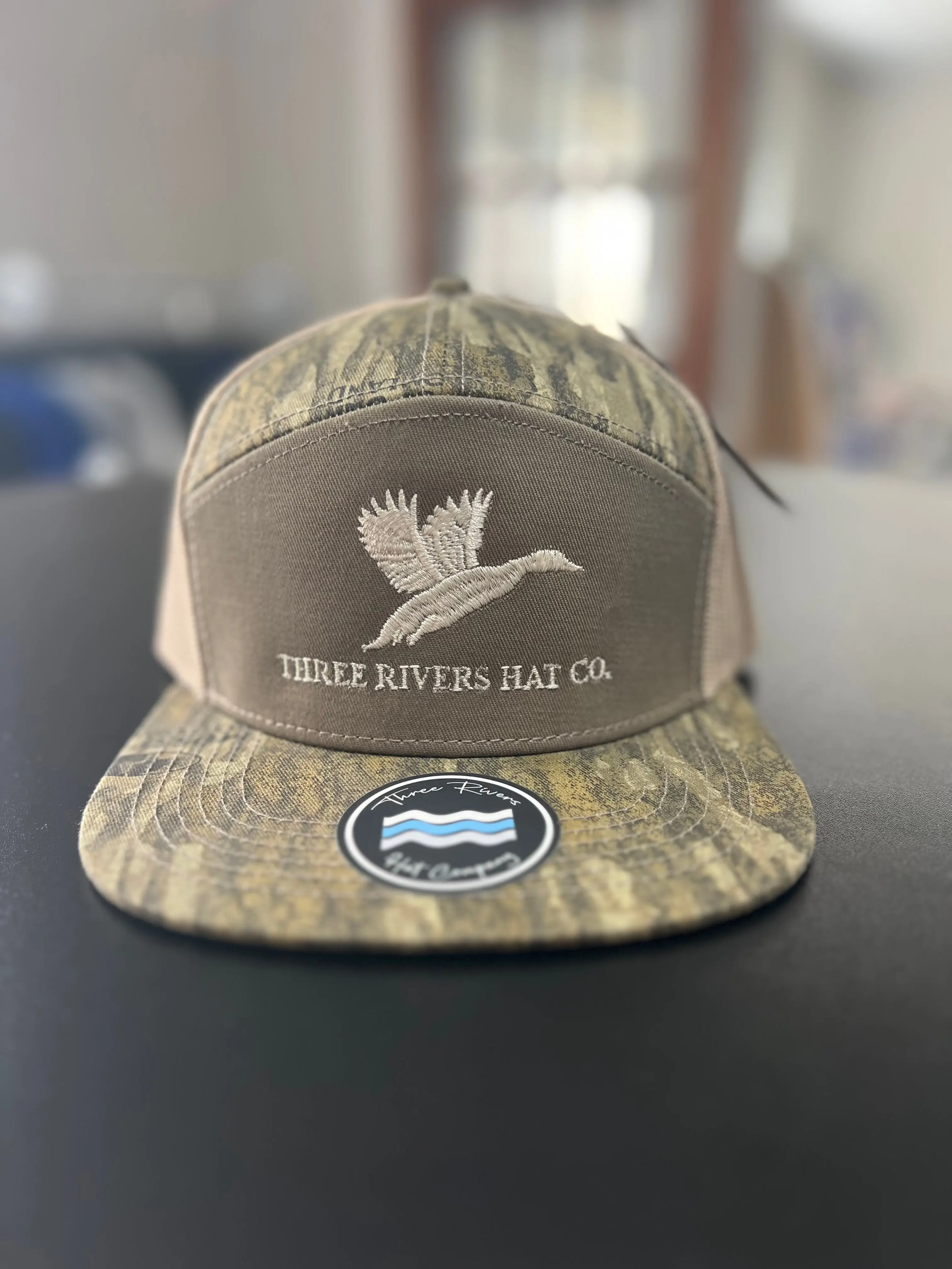 Classic Flying Mallard - Flatbill Snapback Camo - Mossy Oak Camo