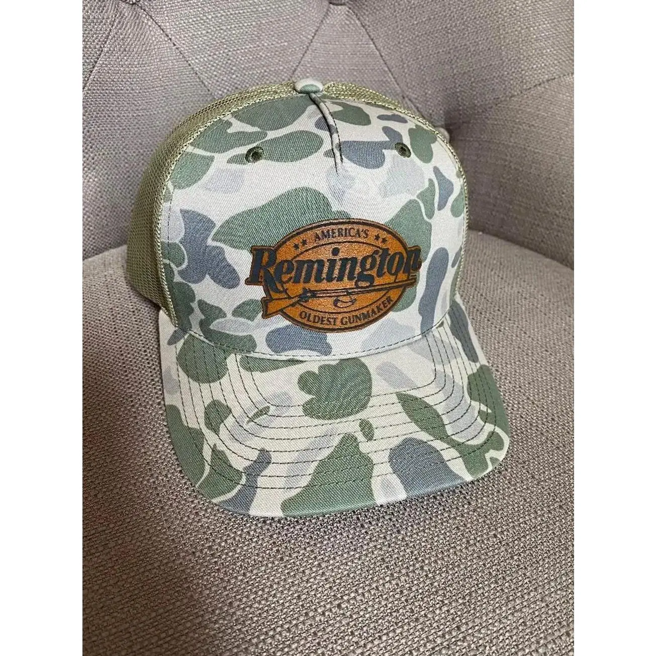 REMINGTON hunting SNAPBACK HAT CAMO