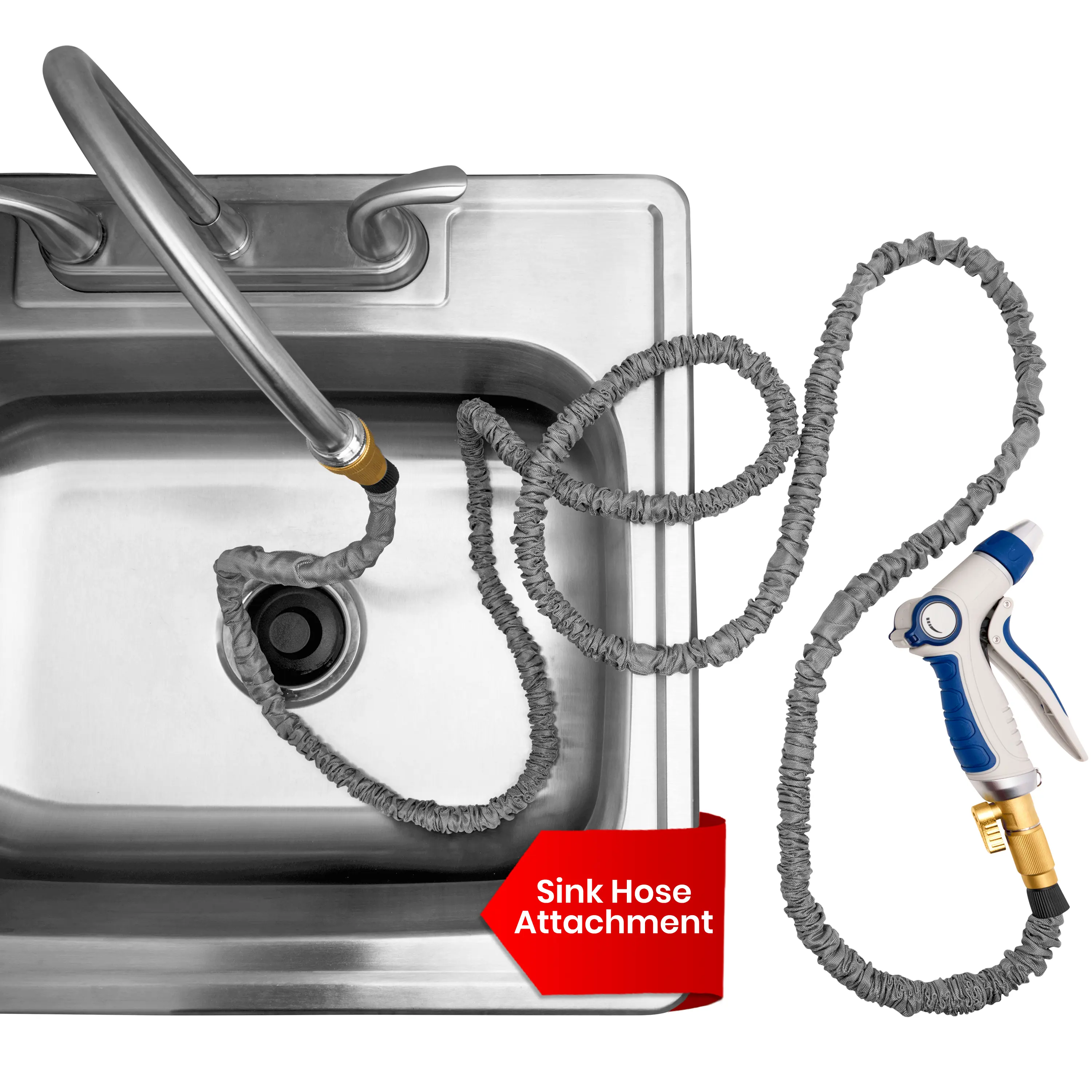 The Watering Vine - Indoor Sink Hose Attachment For Kitchen Sink or Bathroom Sink Faucet