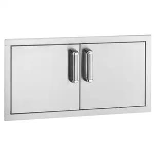 212 MAIN Fire Magic 53934SC 15x30 in. Premium Flush Double Access Doors, Stainless Steel, Double Door Design