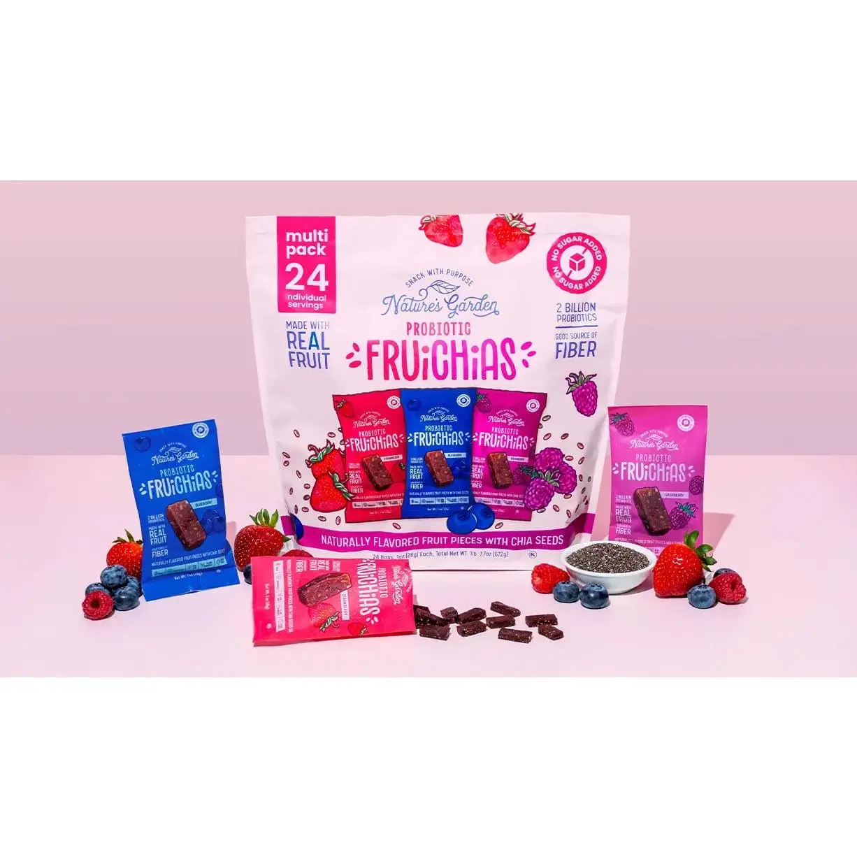 Nature’s Garden Probiotic Fruichias - 24ct Variety Pack Nature’s Garden Probiotic Fruichias - 24ct Variety Pack