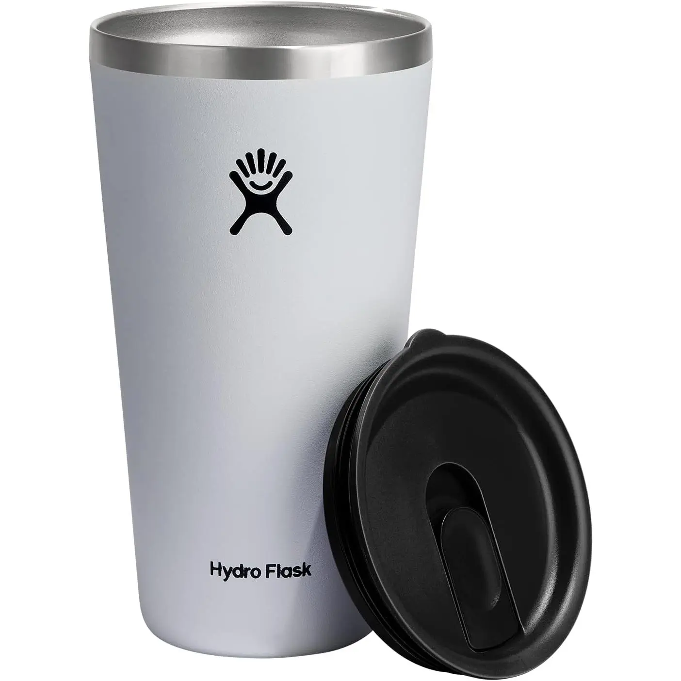 Hydro Flask All Around Tumbler, 28 oz Portable Stainless Steel Water Bottle with TempShield Insulation, White, Water Bottles, Reusable