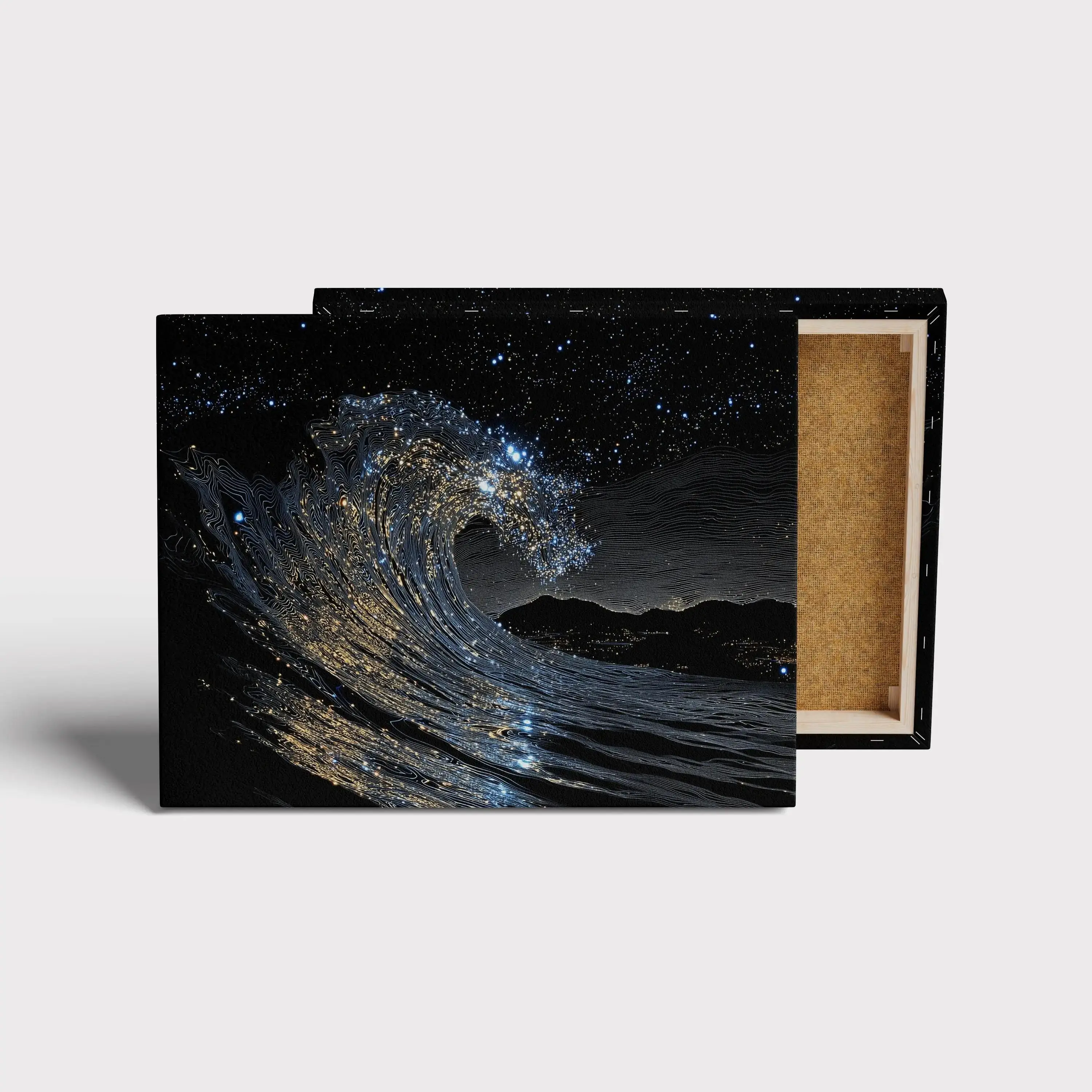 Cosmic Wave – Abstract Wall Art Canvas