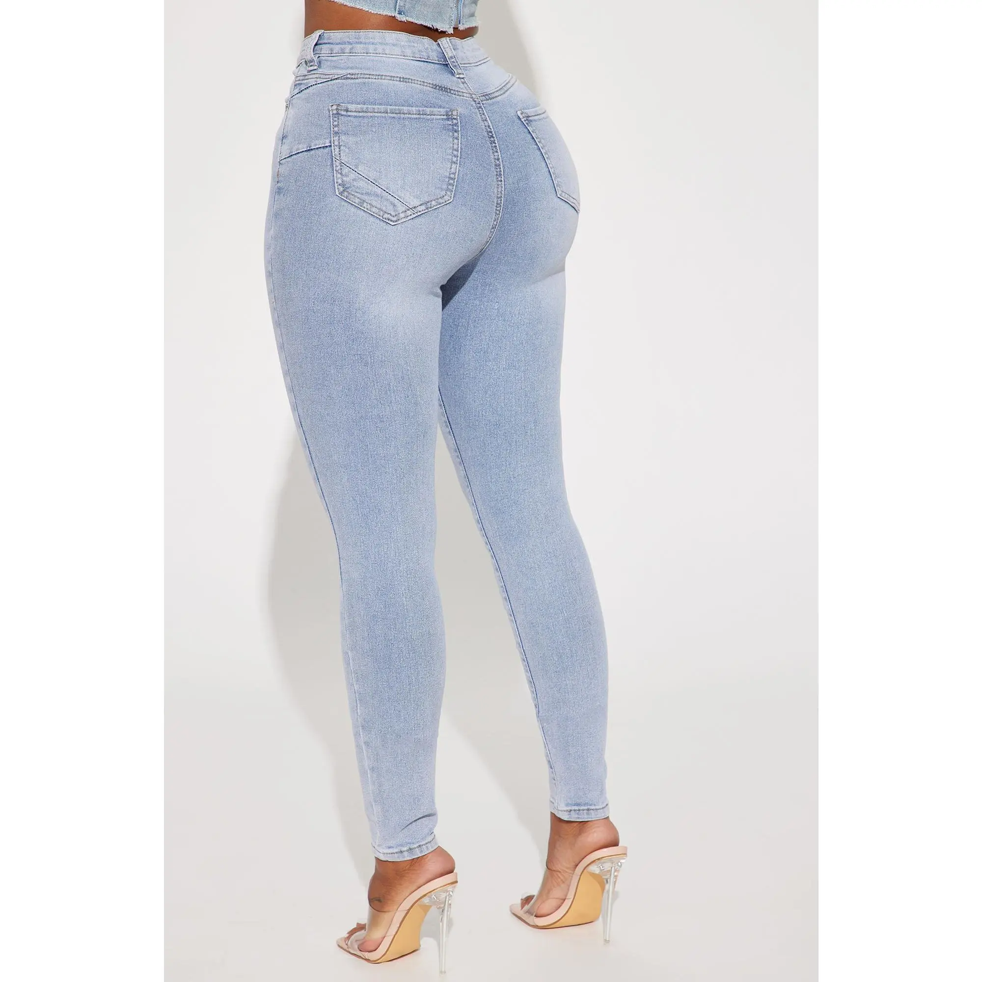 San Diego Sculpting High Rise Stretch Skinny Jeans - Light Wash San Diego Sculpting High Rise Stretch Skinny Jeans - Light Wash