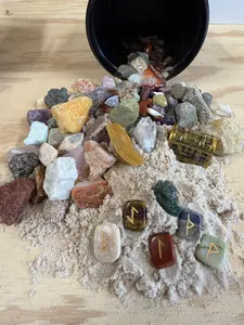 THE MINI VIKING - QUART SIZED NATURAL CRYSTAL RAW STONE MINING BUCKET