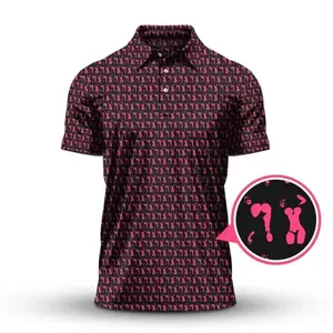 Crazy Golf Polo for Men – Body Art Pattern Edition