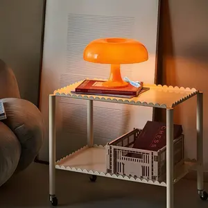 Mushroom Table Lamp, Three-Color Dimmable Desk Light, Atmosphere Night Lighting, Suitable for Bedroom and Office