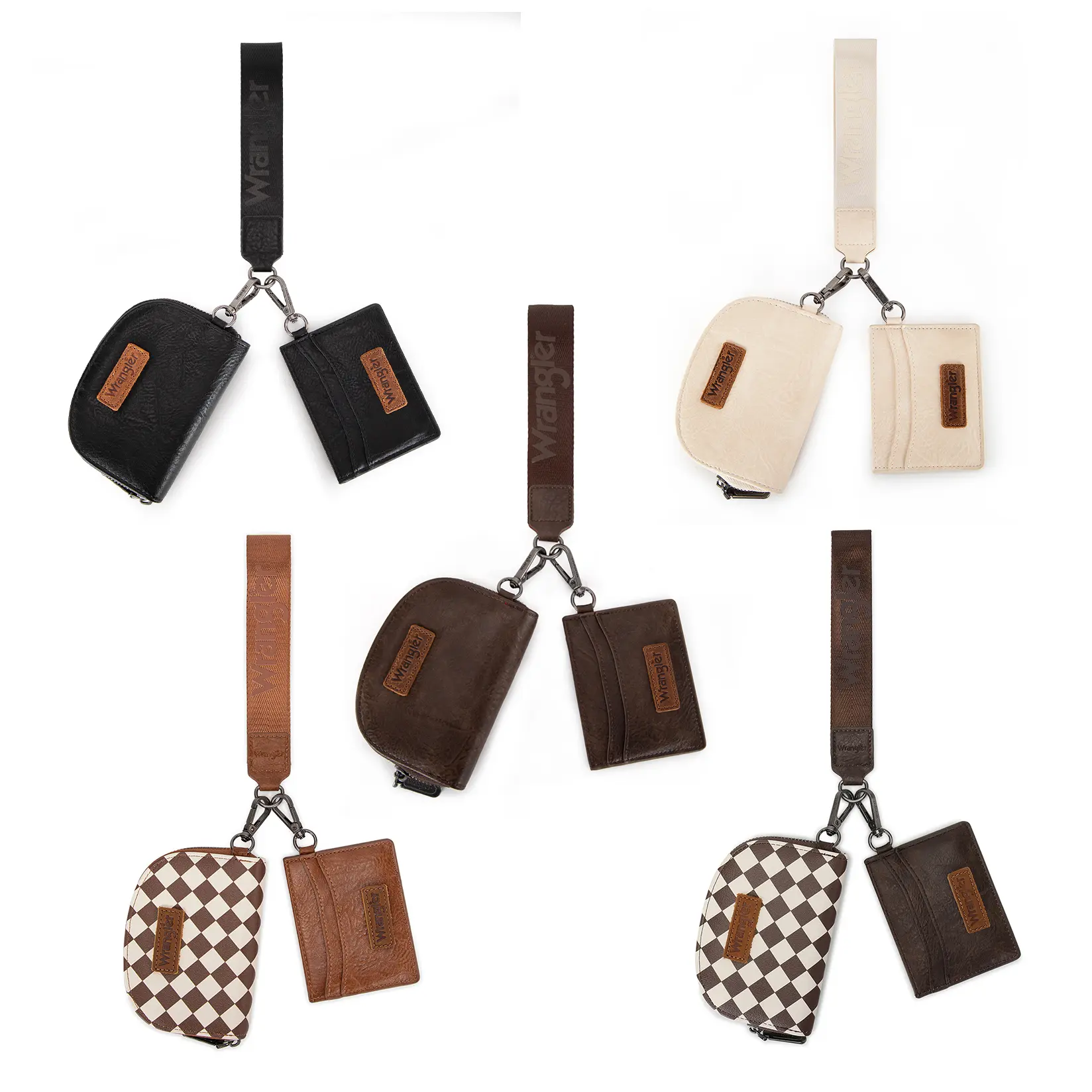 Wrangler KeyChain Wallet Wristlet Wallets for Women Credit Card Holder Wallet