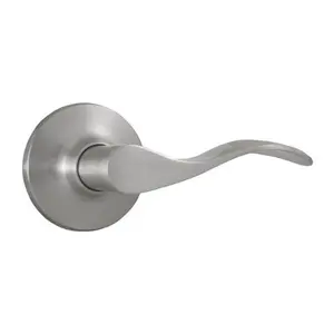 Weslock  New Haven Passage Lock with Adjustable Latch & Full Lip Strike, Satin Nickel