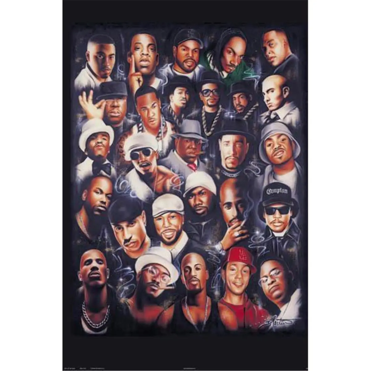 1108-24x36-CE Rap Legends Poster