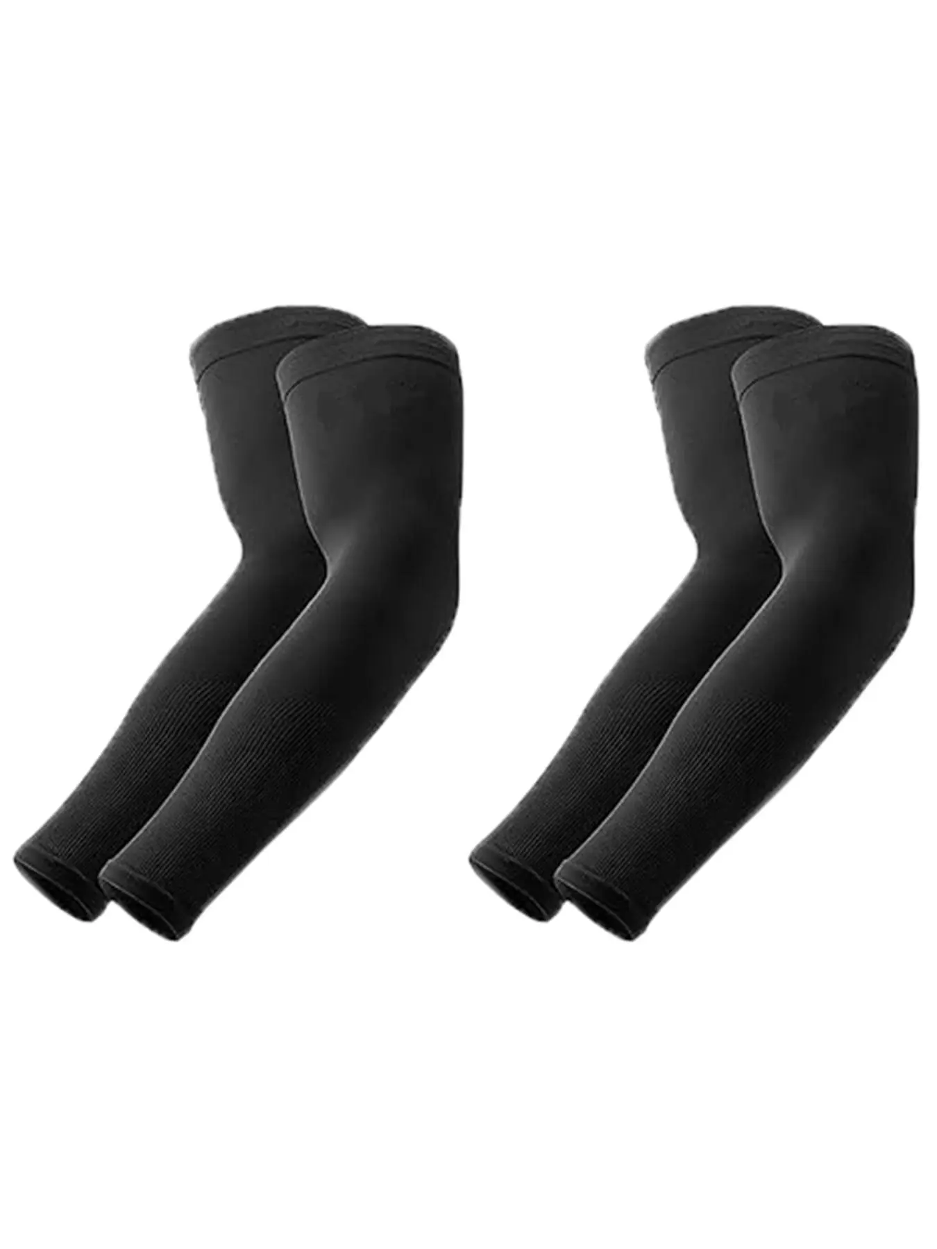 2 Pair Cooling Arm Sleeves,Arm Sleeves Breathable, Stretchable, QuickDrying For Sports & Daily Use, Unisex lce Fabric, Elastic Fit, SunProtection Accessory For Summer Activities, Cycling, Arm Compression Sleeves, Arm Cooling Cover
