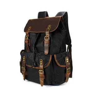 Waterproof Waxed Canvas Backpack – Durable and Stylish for Everyday Use