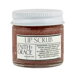 Organic Lip Scrub, All natural, Made in USA