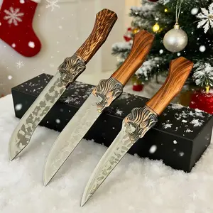 Kitchen Knife Set - 3PCS or 1PC, Non-Slip Handle, Ergonomic Design, Professional Chef Knives, High Carbon Stainless Steel Blade, Suitable for Home and Commercial Use