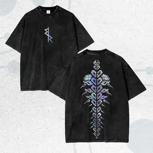 [Collection] Rebecca Cyberpunk Edgerunners Vintage Washed Graphic T-Shirt - Premium Heavyweight Cotton Oversized Anime Streetwear Tee - High-Quality Breathable Print Cyberpunk Merch Gift for Anime Enthusiasts