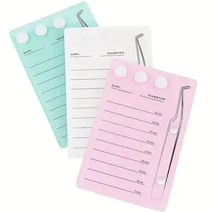 1PC Eyelash Extension Scale Holder Magnetic Acrylic Lash Board With Glue Pallet Cup False Eyelashes Pad Lash Cosmetic Makeup Tools makeup Eyelash Bonding Tools