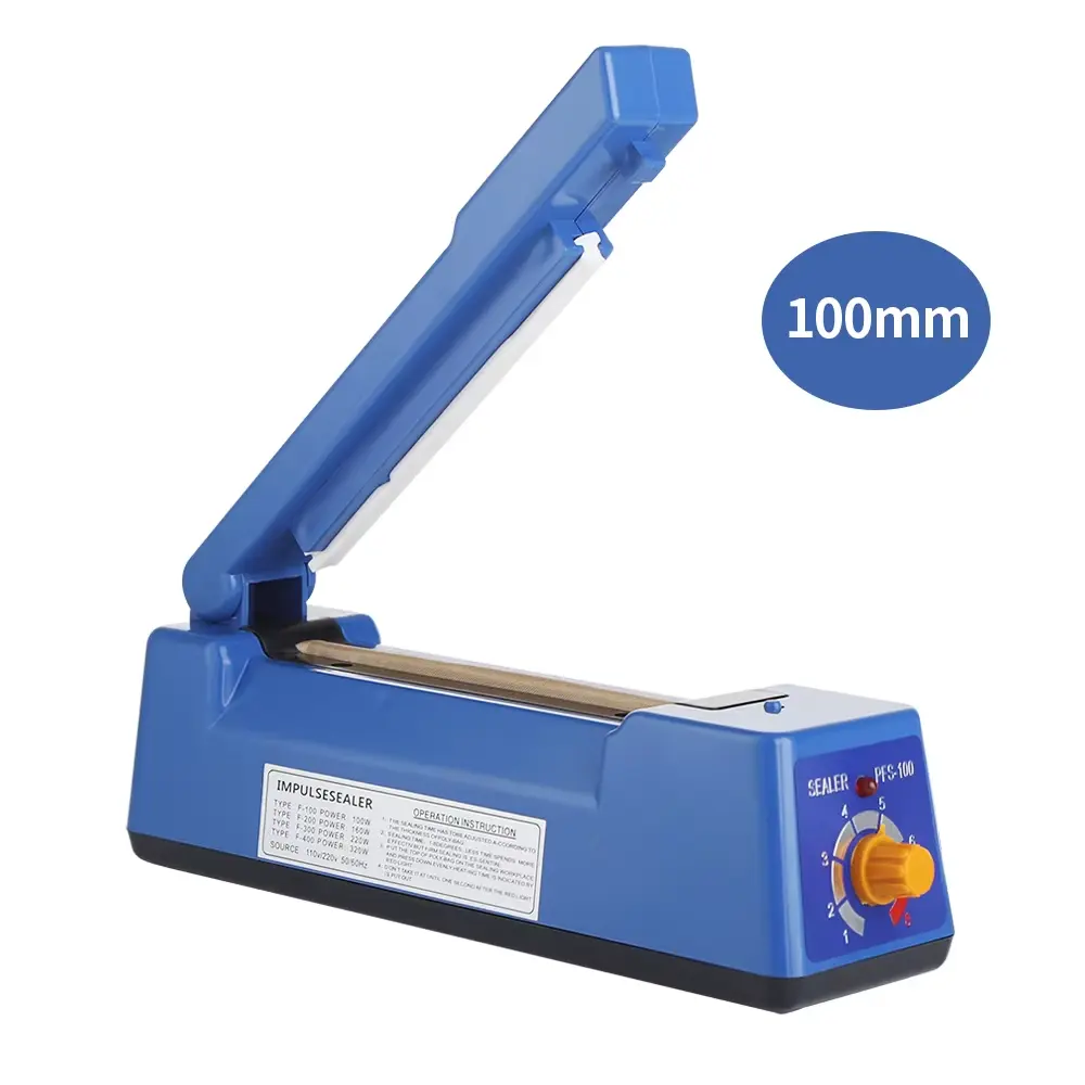 Sealing Machine Electric Heat Sealer Hand Press Vacuum Food Plastic Bag Bobo Ballons Impulse Fast Heat Sealer Packaging Machine FLAREMORE
