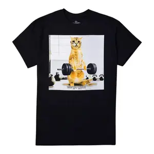 We Go Gym Cat T-Shirt By Goodie Two Sleeves